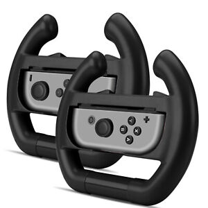 Racing Wheel for Nintendo Switch / Switch OLED Joy-Con Controller Set of 2 Black