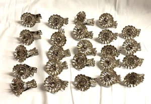 Lote de 24 Candelabros de Colección con Clip de Lata Decoración de Navidad - Imagen 1 de 5