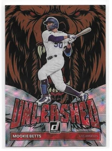2022 Donruss MOOKIE BETTS Los Angeles Dodgers UNLEASHED Insert SILVER 188/249 - Picture 1 of 2