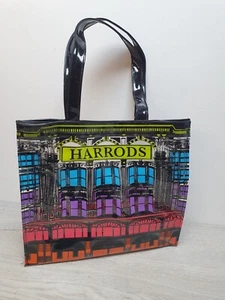 Harrods London Tote Bag Shop Front Design Gloss Finish Very Stylish !! - Picture 1 of 8