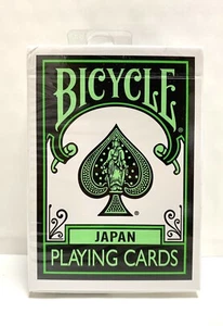 Bicycle Playing Cards Black Green Deck Japan Limited / Trump / Rare - Picture 1 of 5