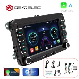 Android 13 Car Stereo Radio 7'' Bluetooth Touch Screen GPS CarPlay for VW 1G+32G - Picture 1 of 23