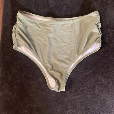 Parte inferior de bikini verde para mujer talla XL Zaful Foto 1 de 3