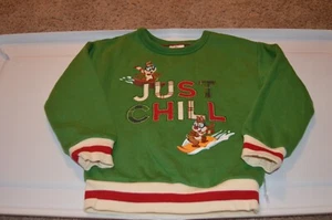 Disney Store Chip N Dale Holiday Sweatshirt Pullover-Great Condition - Picture 1 of 5