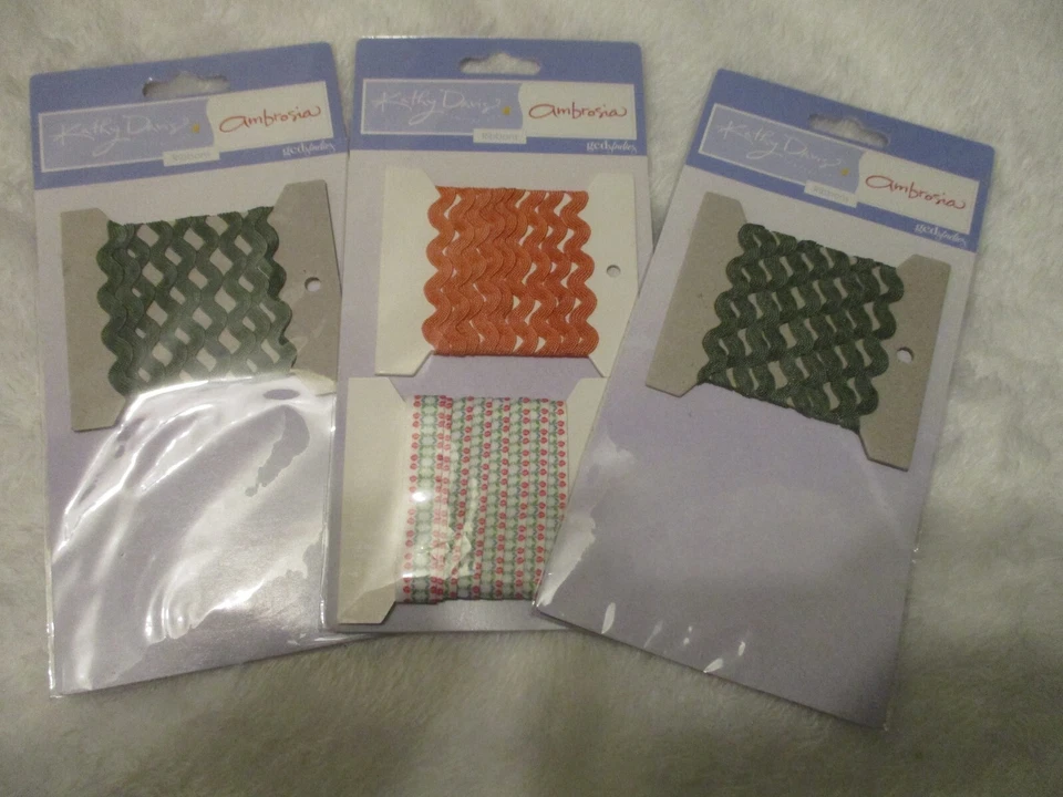Kathy David Ambrosia Ribbons.  4 packages.     FREE SHIPPING - Image 1 of 1