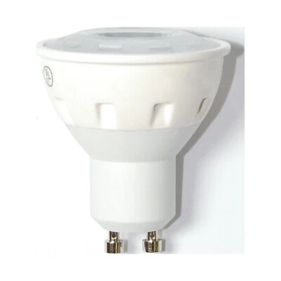 2 GU10 LED LIGHT BULBS 6W=60W INDOOR DAMP 400 LUMENS DIMMING 4000K NATURAL WHITE - Image 1 of 4