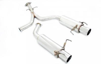 MEGAN RACING AXLE BACK EXHAUST W/ DUAL 4" SS TIPS FOR 06-13 LEXUS IS250 / IS350 - Image 1 of 4