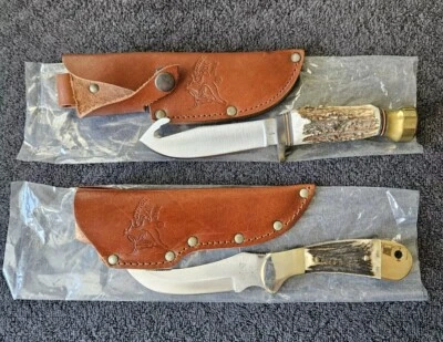 Juego de 2 cuchillos vintage marca toro alemán hechos a mano en Alemania Foto 1 de 4