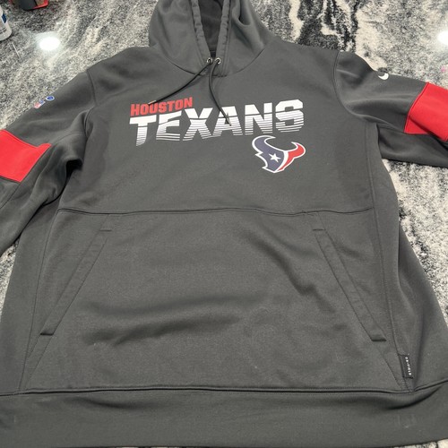 Felpa con cappuccio Nike Houston Texans OnField Team Issue Sideline XL Coach Frank Edgerly
