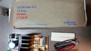 Yonusa 6-12-24 Volt DC geregeltes Netzteil Ladegerät Kühlkörper 1,5 A FCY-36-W - Bild 1 von 1