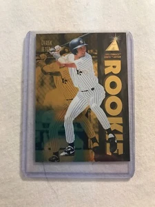 Tarjeta de béisbol Derek Jeter Rookie Pinnacle Zenith 1995 Yankees RC - Imagen 1 de 2