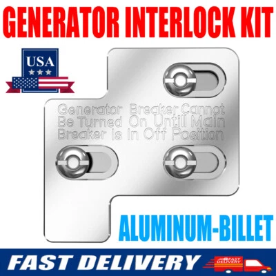 MOTIVEMYSTIQUE For 100 Amp Breaker Panel Square D QO Home line Generator Interlock Kit