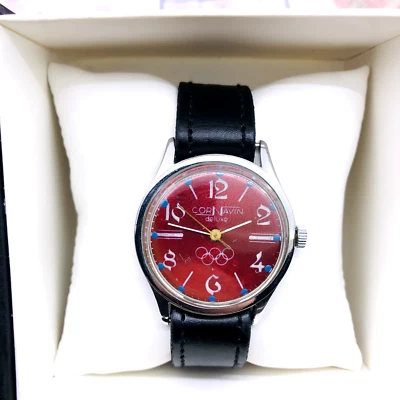 🏆 Raro servicio de relojes Cornavin Olympics 1980 URSS soviético Vostok 18 j 2209 🛠 Foto 1 de 4