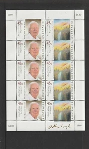1999 Australia Legend. Arthur Boyd, Artist, Sheetlet of 10 x 45c Stamps. MNH - Bild 1 von 1