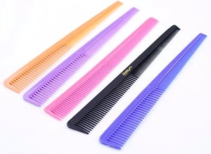 1 Piece Barber Comb Hair Comb Colors:Black,Red, Bone,Royal Blue,Clear,Pink... - Picture 1 of 14