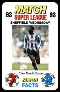 Match magazine ? Super League (1993) Sheffield Wednesday Chris Bart-Williams