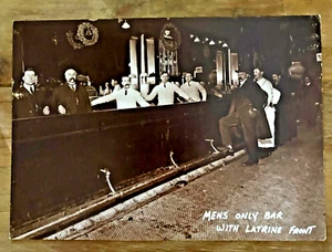 M & J Saloon Postcard Circa 1905 Olde Tyme Photo Card Men Only 1976 - Picture 1 of 4