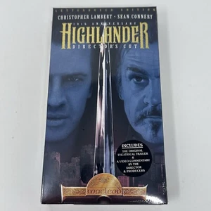 Highlander VHS 1996 10th Anniversary Directors Cut Christopher Lambert Sealed - Picture 1 of 6