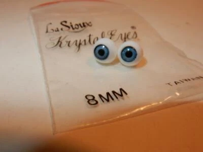 PAR DE OJOS AZULES 8 MM PARA COMPOSICIÓN BISQUE ALEMÁN MIGNONETTE ANTIGUO TAMAÑO PEQUEÑO Foto 1 de 2