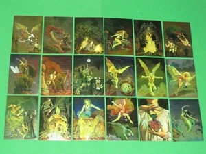 1996 THE BEST OF ROWENA CHROMIUM FPG COMPLETE BASE 90 CARD SET FANTASY ART! - Picture 1 of 12