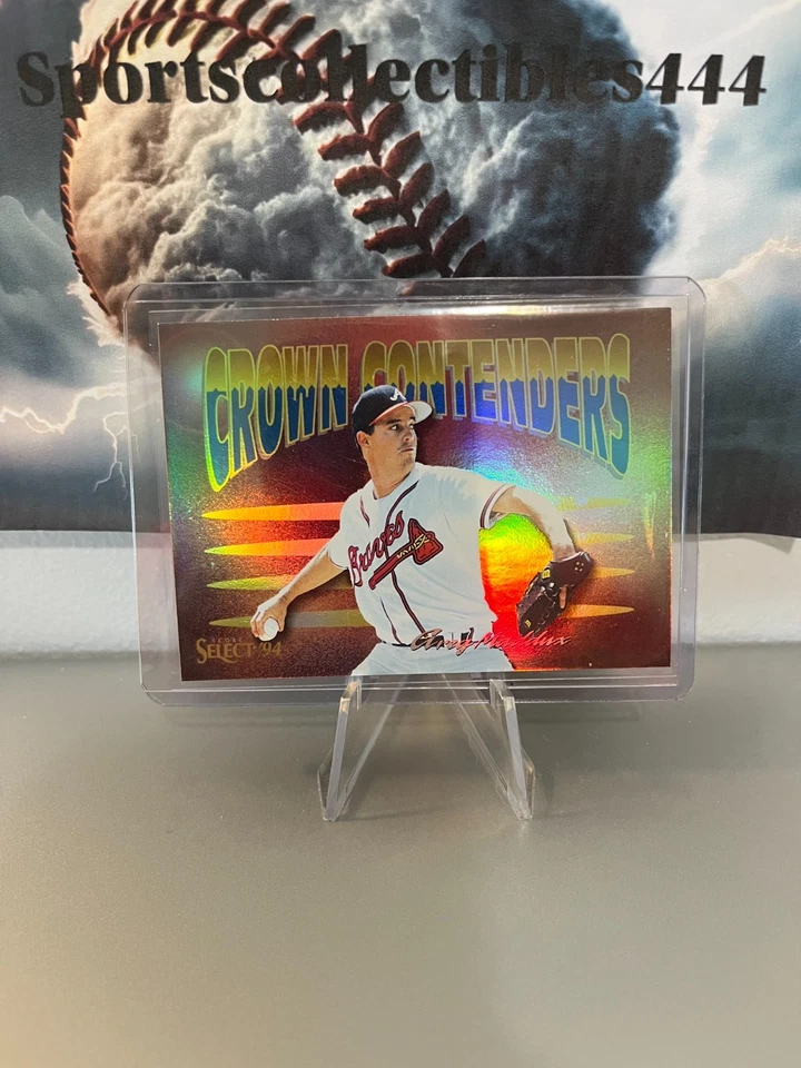 Greg Maddux 1994 SCORE Select Crown Contenders Insert Atlanta Braves - Image 1 of 1