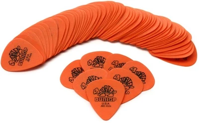 Selecciones de guitarra estándar Dunlop 418R060 Tortex 0,60 mm naranja paquete de 72 Foto 1 de 3