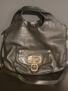 Bolso de Hombro de Cuero Hobo Vintage Michael Kors Negro Hudson Downtown Estilo - Imagen 1 de 9