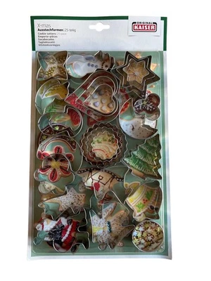 Kaiser 25-tlg. Ausstechformen Weihnachten Kekse Plätzchen Backen Ausstecher - Bild 1 von 2