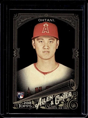 2018 Allen & Ginter X Shohei Ohtani RC Rookie #100 Angels - Image 1 of 2