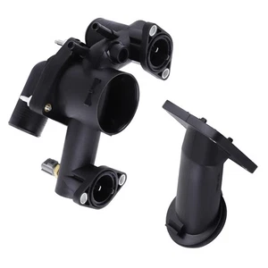 Thermostat Housing + Thermostat for Jaguar XJ8L/XJ/XJ Super/S-Type R 2003-2005 - Picture 1 of 11