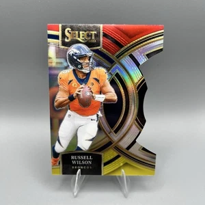 2023 Panini Select Russell Wilson #129 Die-Cut Red White Yellow Steelers - Picture 1 of 2