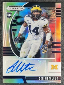 Josh Metellus 2020 Panini Draft Picks Prizms Silver Auto - #244 - Bild 1 von 2