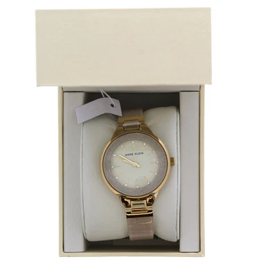 Anne Klein 金色模拟石英表女士腕表 — 第 1/3 张图片