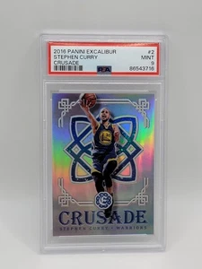 2016-17 Panini Excalibur Stephen Curry Crusade #2 PSA 9 - Bild 1 von 2