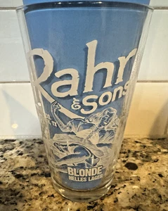 Rahr & Sons Brewing Company Pint Glass Ugly Pug Stormcloud Texas Red Blonde - Picture 1 of 3