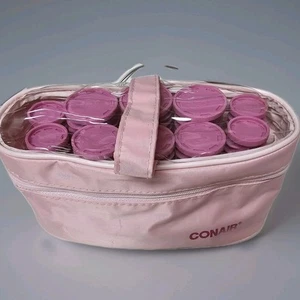 Custodia da viaggio Conair Curls On The Go 10 Hot Rollers rosa modello HS10W VINTAGE - Foto 1 di 1