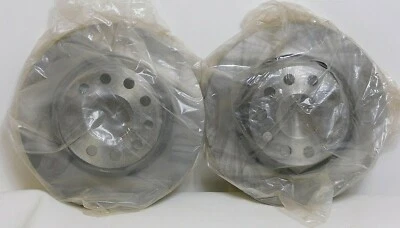 NEW-Fits-VW Volkswagen Audi ACDelco 18A2784A Rear Disc Brake Rotors-Pair  - Image 1 of 4