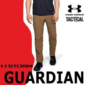 MEN'S UNDER ARMOUR TACTICAL GUARDIAN PANTS STORM CARGO UTILITY BROWN BLACK - Picture 1 of 47