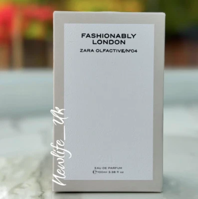 ZARA x Jo Malone Fashionably London No4 Eau De Parfum EDP Spray Fragrance 100ml