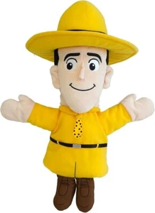 K-9213 Curious George Handpuppe Plüschtier gelber Mann Hut Stofftier - Bild 1 von 1