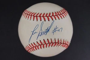 Lee Smith Cubs Red Sox HOF All Star Autographed ONL Signed Baseball JSA B3 - Picture 1 of 5
