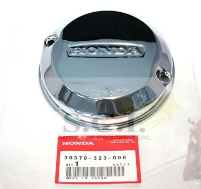 HONDA CB350F CB400F CB500 CB500K CB550K CB550F POINTS COVER OEM# 30370-323-000  - Image 1 of 4