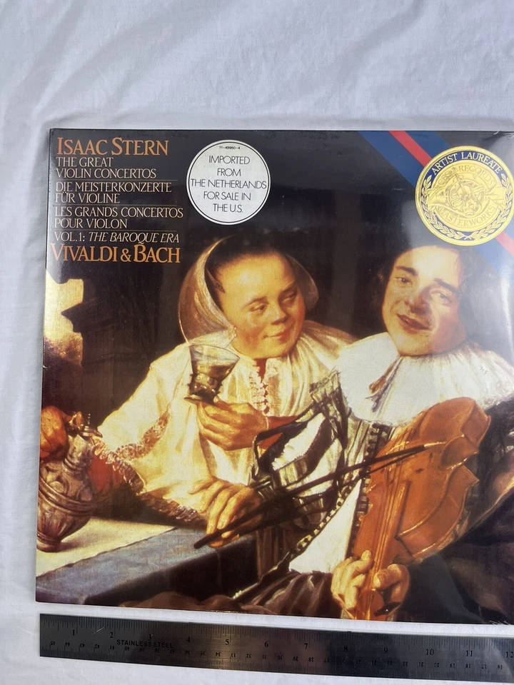 ISAAC STERN vl VIVALDI & BACH Great Violin Concertos Vol. 1 Baroque Era 2xLP NOS - Image 1 of 2