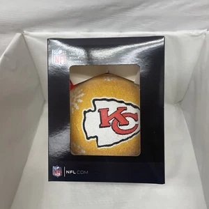 Kansas City Chiefs LED Giant Ball Christmas Logo Ornament In Gift Box 5 1/2 (dia - Picture 1 of 3