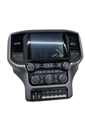 2019-2024 DODGE RAM 3500 8.4' DISPLAY SCREEN RADIO TEMP DUAL ZONE CONTROL PANEL - Image 1 of 4