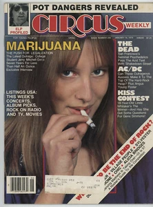 Jan 16 1979 CIRCUS WEEKLY Magazine Marijuana Cover - VG Bagged * Grateful Dead - Picture 1 of 2