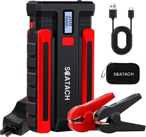Heavy Duty Truck Battery Booster Pack Jump Starter Box Portable 4000 Amps Power - Picture 1 of 12