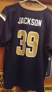 Sweet! St Louis Rams #39 Steven Jackson Jersey NFL Players Women's XL Blue 🏈 🔥 - Picture 1 of 12