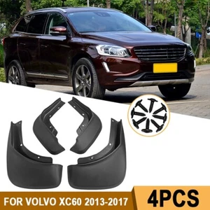 4Pcs/set Car Mud Flaps Splash Guard Mudguard for Volvo XC60 13-17 Wheel Fenders - Picture 1 of 12