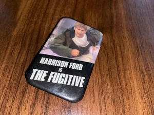 1993 The Fugitive Film 2 3/4" Pinback Button Movie Pinbacks - Picture 1 of 3